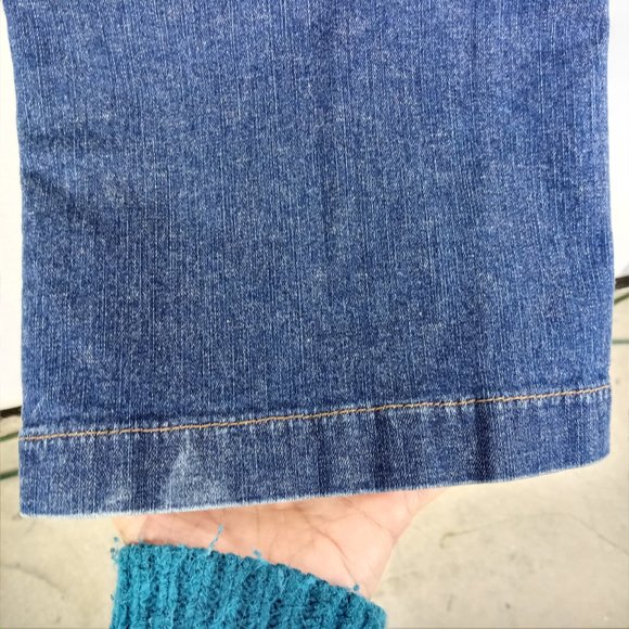 LEE Women's Boot Cut Jeans Size 10 S Slender Secret Lower Waist Button Flap PKTS - Picture 7 of 15